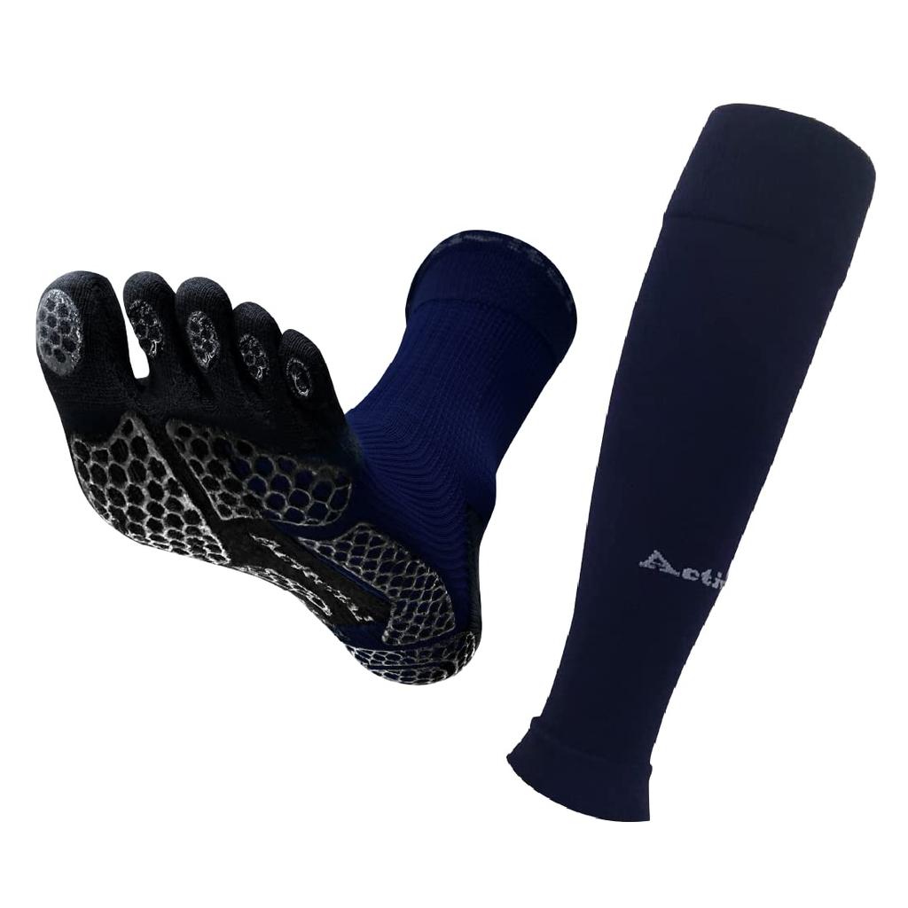 Activital Foot Supporter PRO Five Gaiter Navy + Socks, S-M,