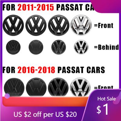2026 Sıcak VOLKSWAGEN VW İçin Volkswagen PASSAT B6 B7 2011-2015 Passat B8 2016-2018 VW Logosu Araba Rozeti Kaput Ön Izgara Arka Tru