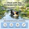 Resin Floating Penguin Ornament For Outdoor Garden Pond Aquarium Decoration Waterproof UV Resistant