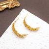 Versatile Wheat Ear Studs: High-End, Luxurious Earrings with Unique Design for Women