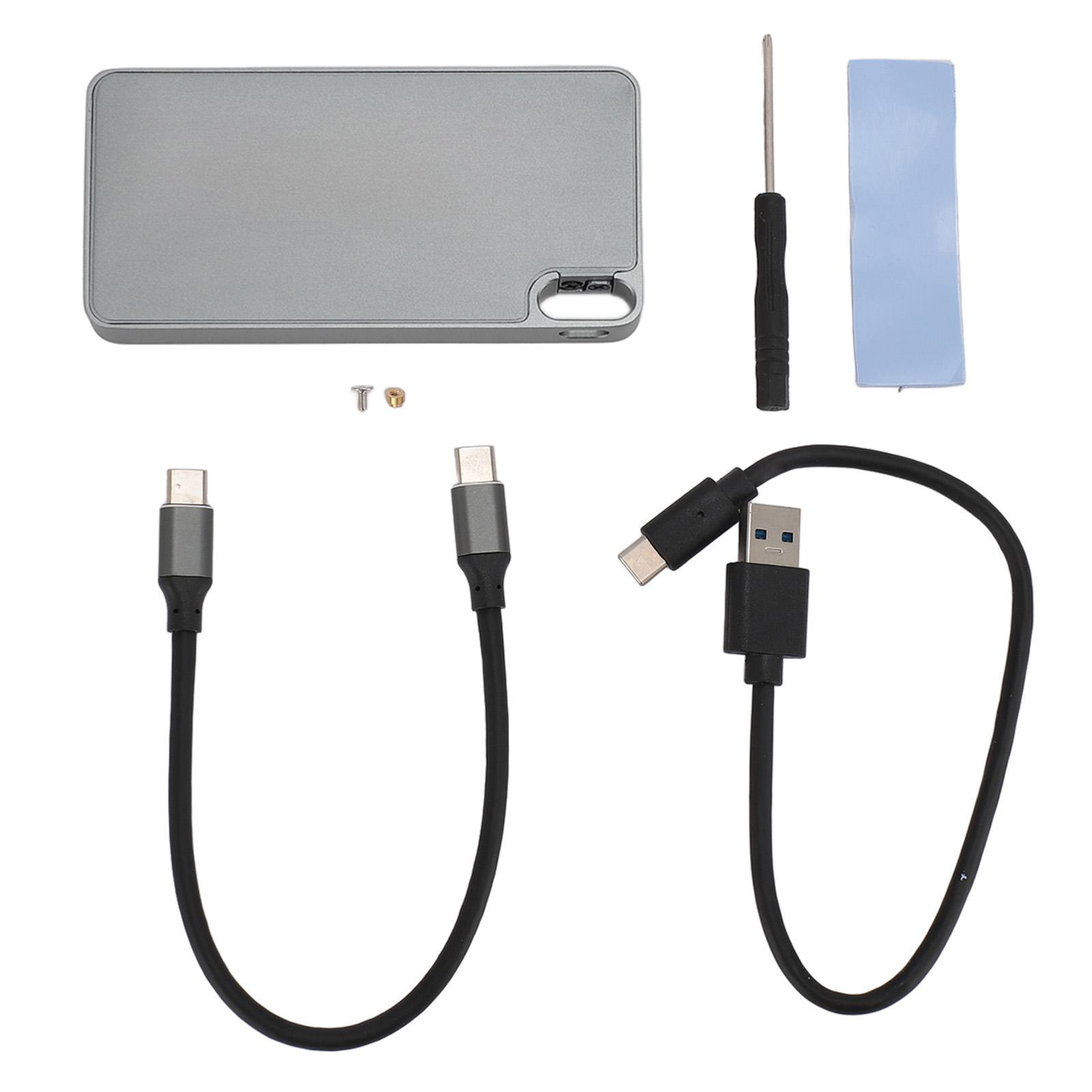 

Корпус M.2 NVMe PCIe 4.0 SSD JMS583 Чип Type C USB3.1 Gen2 10 Гбит/с Корпус жесткого диска для 2230