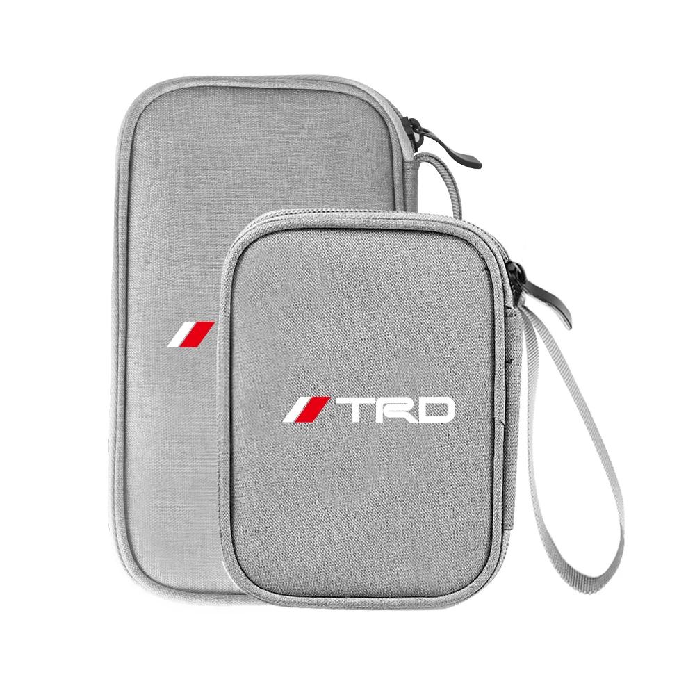 Auto Schlüssel Handy Datenleitung Aufbewahrungstasche Multifunktion Auto Styling für Toyota Corolla Camry RAV4 Yaris C-HR Avensis Auris Hilux TRD