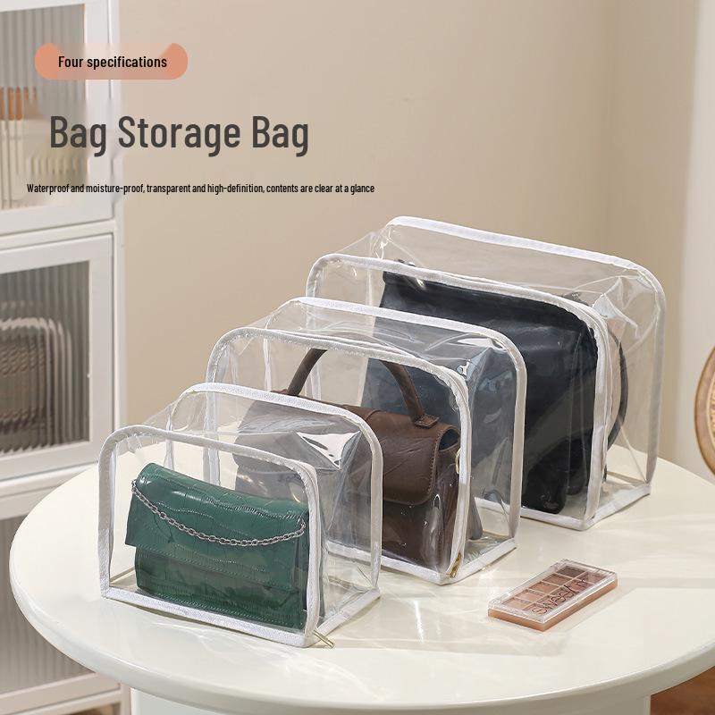 Luxury Transparent Waterproof Handbag Storage Bag with EVA Moisture Protection