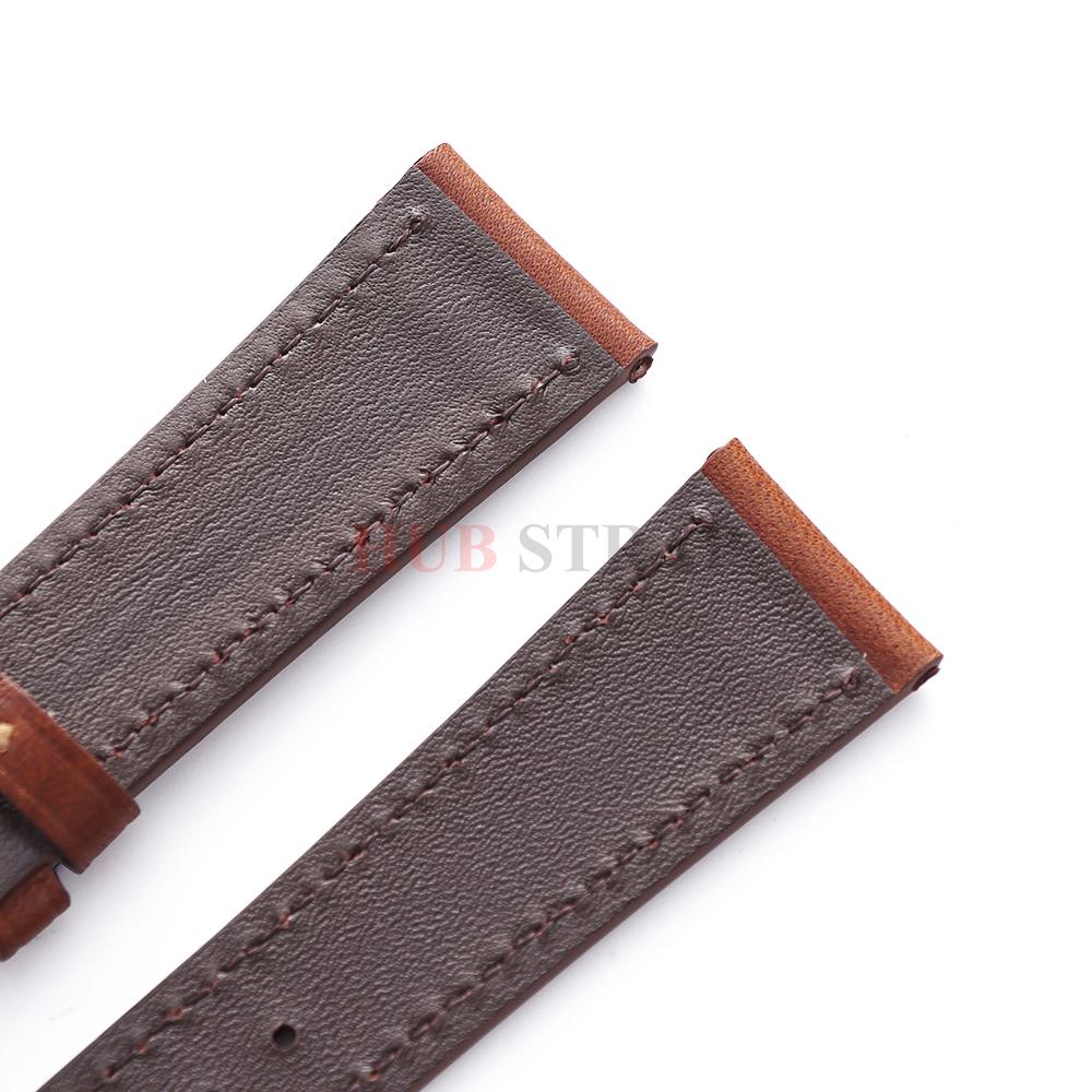 18mm 20mm 22mm Universelles Kalbslederarmband für Omega für Seiko Vintage Rindsleder Uhrenarmband Sportarmband für Herren Damen Zubehör