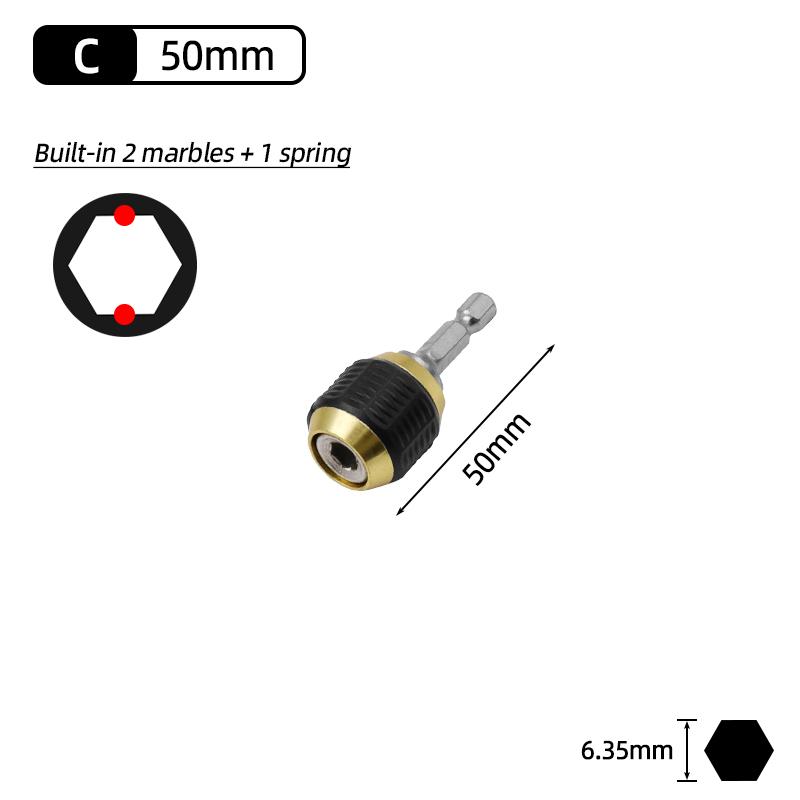 

75/100/150/300 мм Несколько размеров 1/4 дюйма Шестигранный Быстросъемный Держатель удлинителя для бит электрической отвертки Стержень для сверла Ручные инструменты