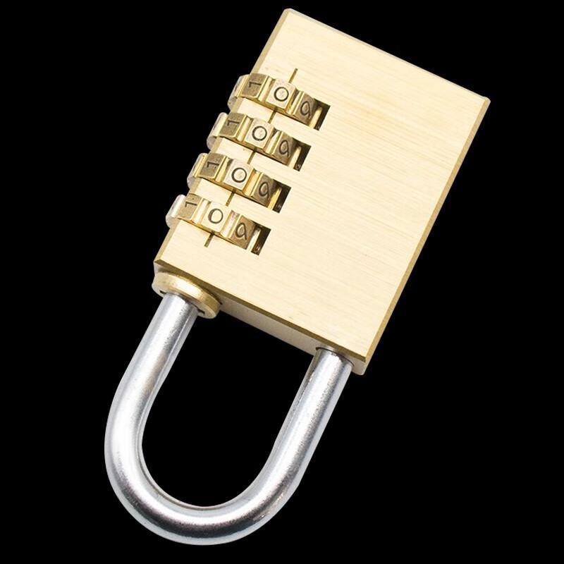 Haistik HKC-550 Brass Combination Luggage Padlock
