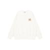 MLB New York Yankees Sweatshirts Unisex Cream Crew Neck Moderate Regular 3AMTB0224-50CRS