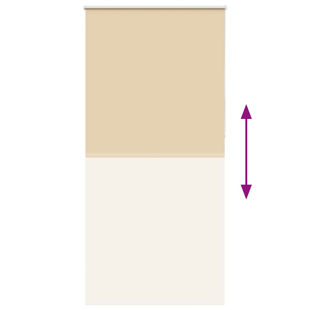 Beige Blackout Roller Blind 90X210 Cm Fabric Width 85.7 Cm