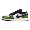 Air Jordan 1 Low SE GS Wear-Away - Electric Green Kids Sneakers White Black Sail DO8244-003