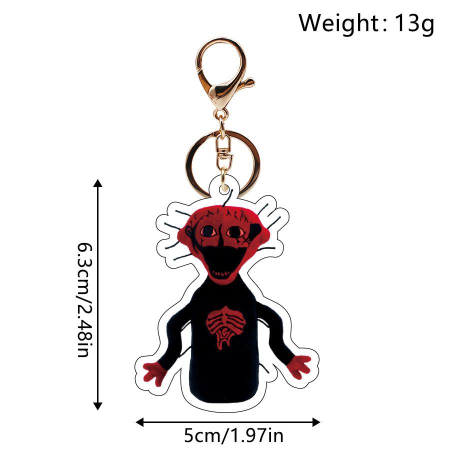 

Creative The Boiled One Acrylic Keychain Game Peripheral Terror Cartoon Figure Bag Pendant For Kids Jewelry Birthday Gift