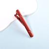 Men Stainless Steel Tie Clip Textured Grip Suit Accessories Wedding Business Use