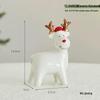 Christmas Ceramic Glowing Tree House Ornament - Desktop Scene Decoration Prop & Gift