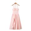 2025 European Autumn Women's Waist-Cinching Halter Neck Slimming Princess Dress