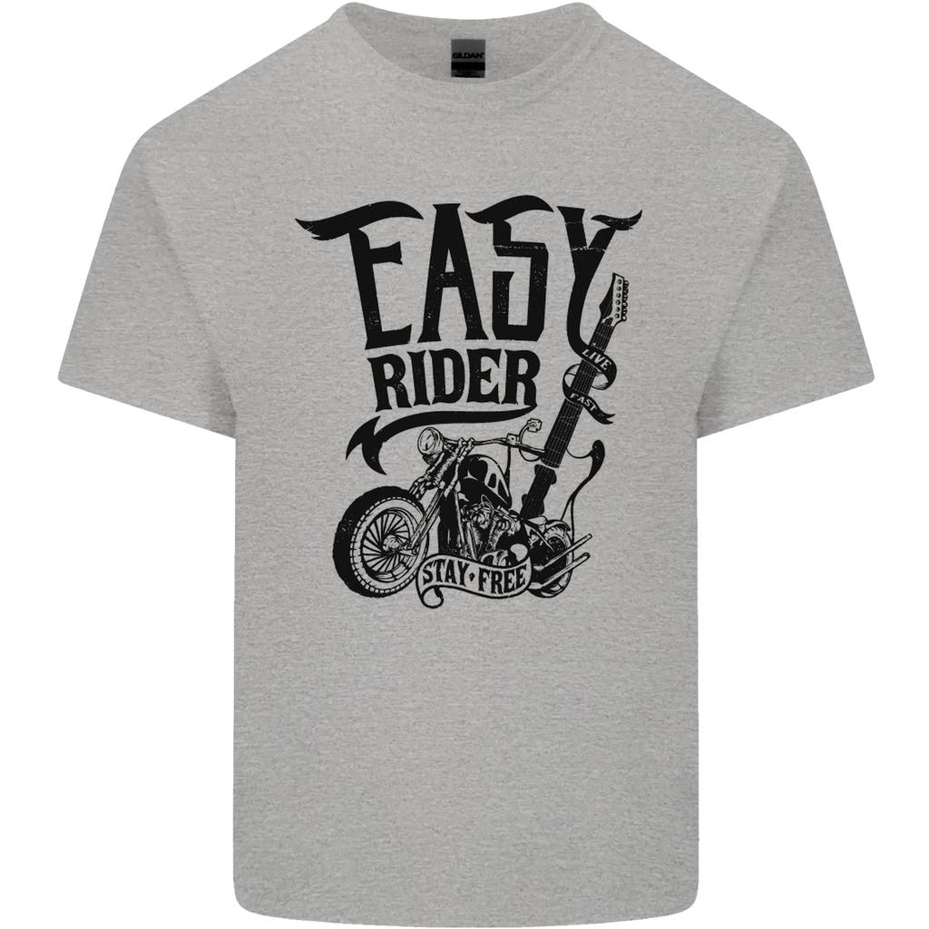 Easy Rider Motorcycle Motorbike Biker Unisexs Light Cotton TShirt