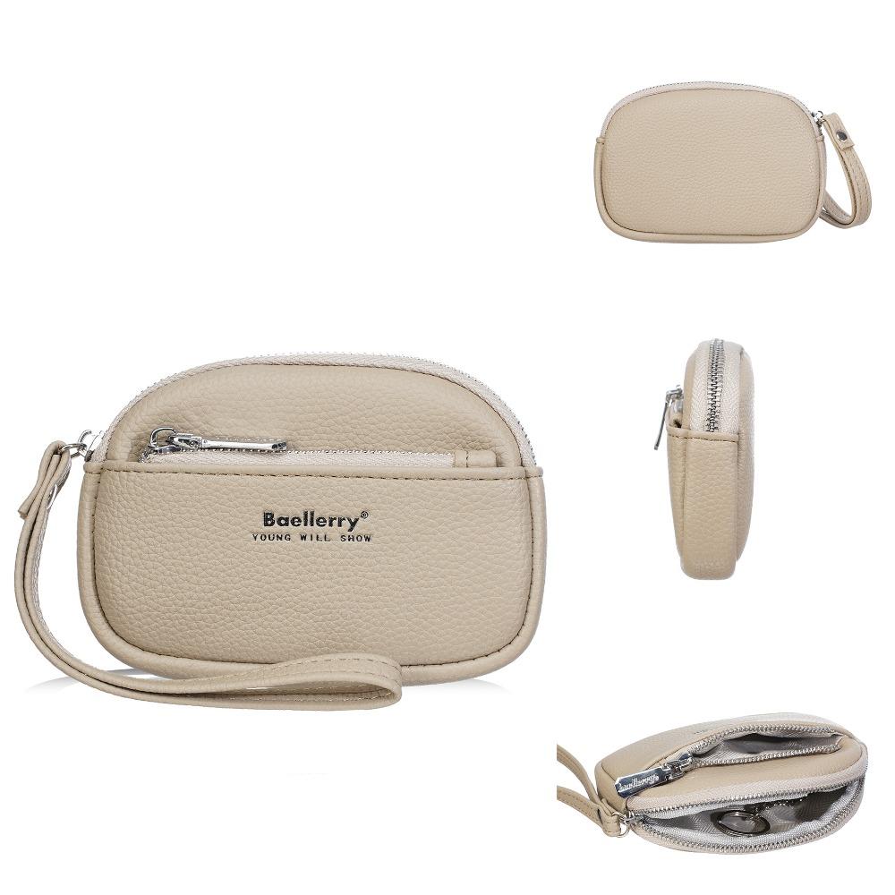 Softer Leather Women's Wallet Thin Design Zipper Pocket Purse Storage Capacity Wear-resistant Handheld Wallet Daily Use