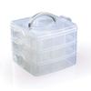 Stackable 3-tier Plastic Storage Lockers
