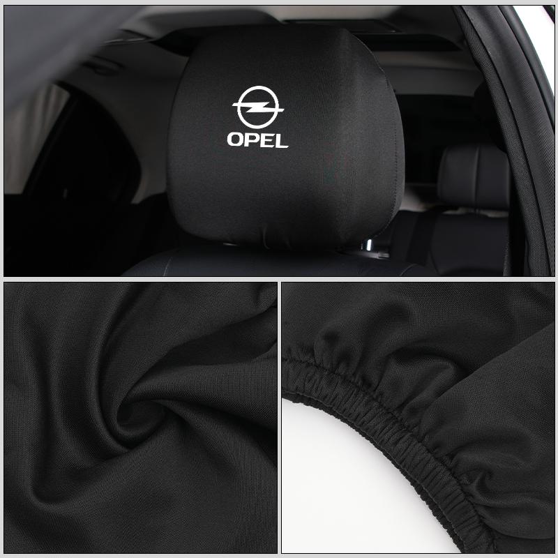 Universal Car Seat Headrest Cover Protective Cover Accessories For Opel Corsa Astra Insignia Vectra Zafira Meriva Mokka