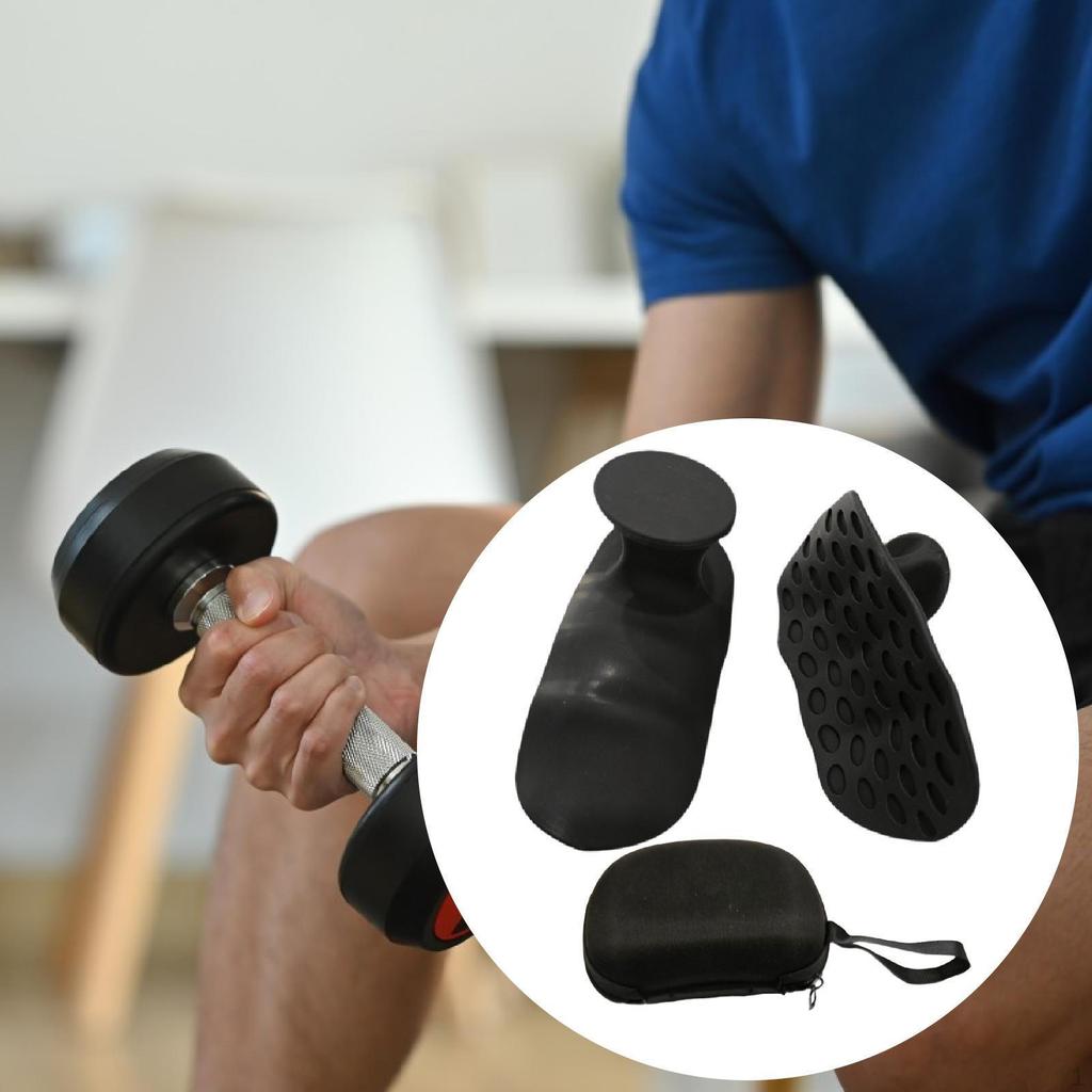 Gymnastické úchopy Posilovač prstů Bezprsté cvičební rukavice Lehký posilovač síly úchopu Dlaň