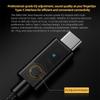 KZ AM02 Decodificador Portátil Amplificador de Auriculares de Audio de Grado Profesional Adaptador Digital Tipo-C a 3.5mm para EDX Castor pro ZS10 PRO