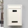 Modern Wall Mailbox Wall Mounted Hanging Secured Postbox Stainless Steel Mailbox for After Hours Deposits