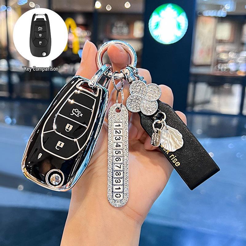 Chevrolet Car Key Case for Cruze, Aveo, Trax, Blazer, Cavalier, Sail