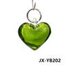2 Stück Mini Glas Herz Form Anhänger Winzig Süß Liebe Anhänger Für DIY Bastelbedarf Hochzeitsdeko Valentinstagsgeschenke für Freunde
