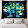 Space Adventure With Six Seven 67 Tapestry Room Decoration Wall Hanging for Living Room Bedroom, Dormitory, Birthday and Christmas Gifts