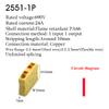 Zasouvací drátové konektory Elektrický kabel Svorkovnice Vícenásobný vstup/výstup na lištu DIN s upevňovacím otvorem Spojovací DIY připojení