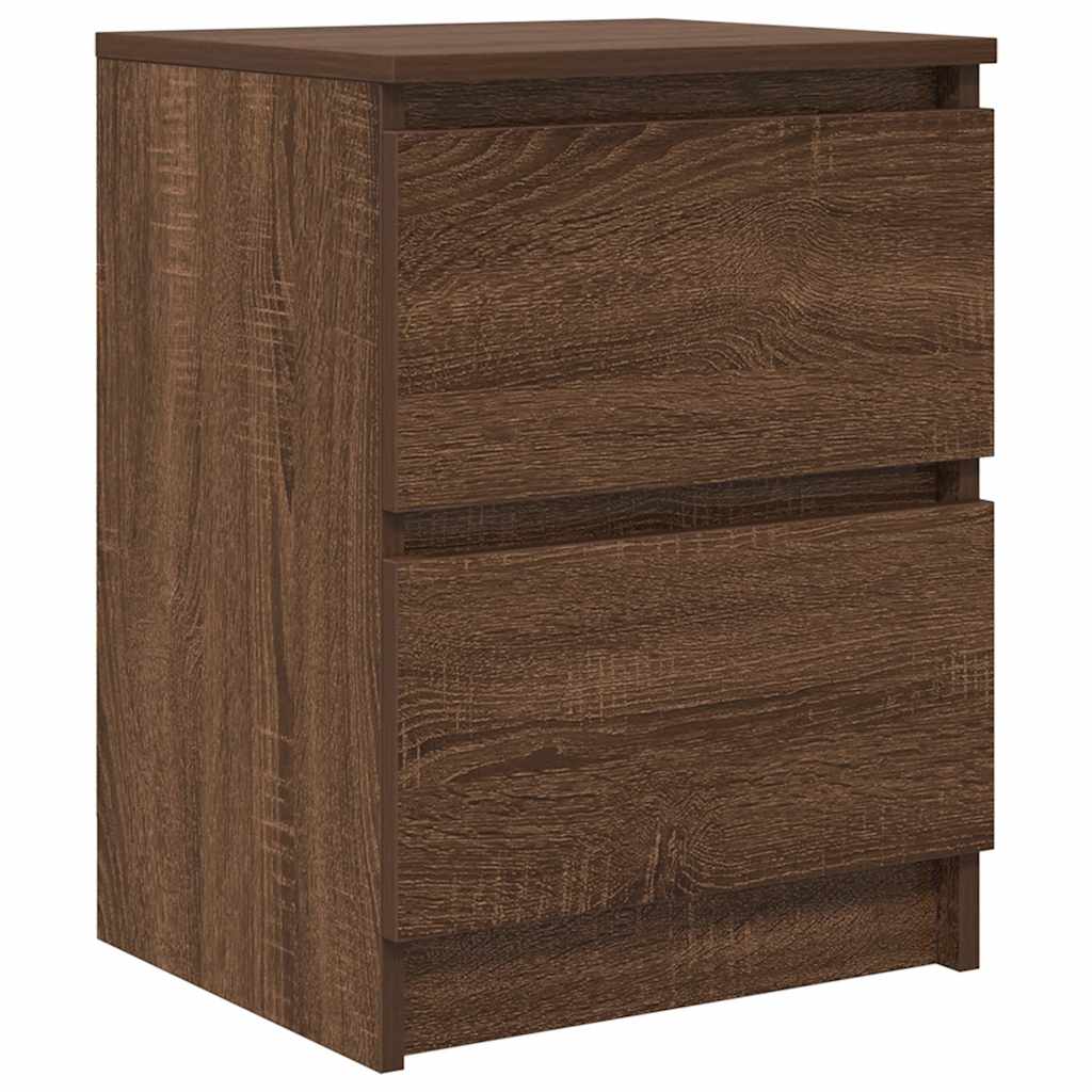 TV Stand in Brown Oak Look 40 x 35 x 54 cm Engineered Wood