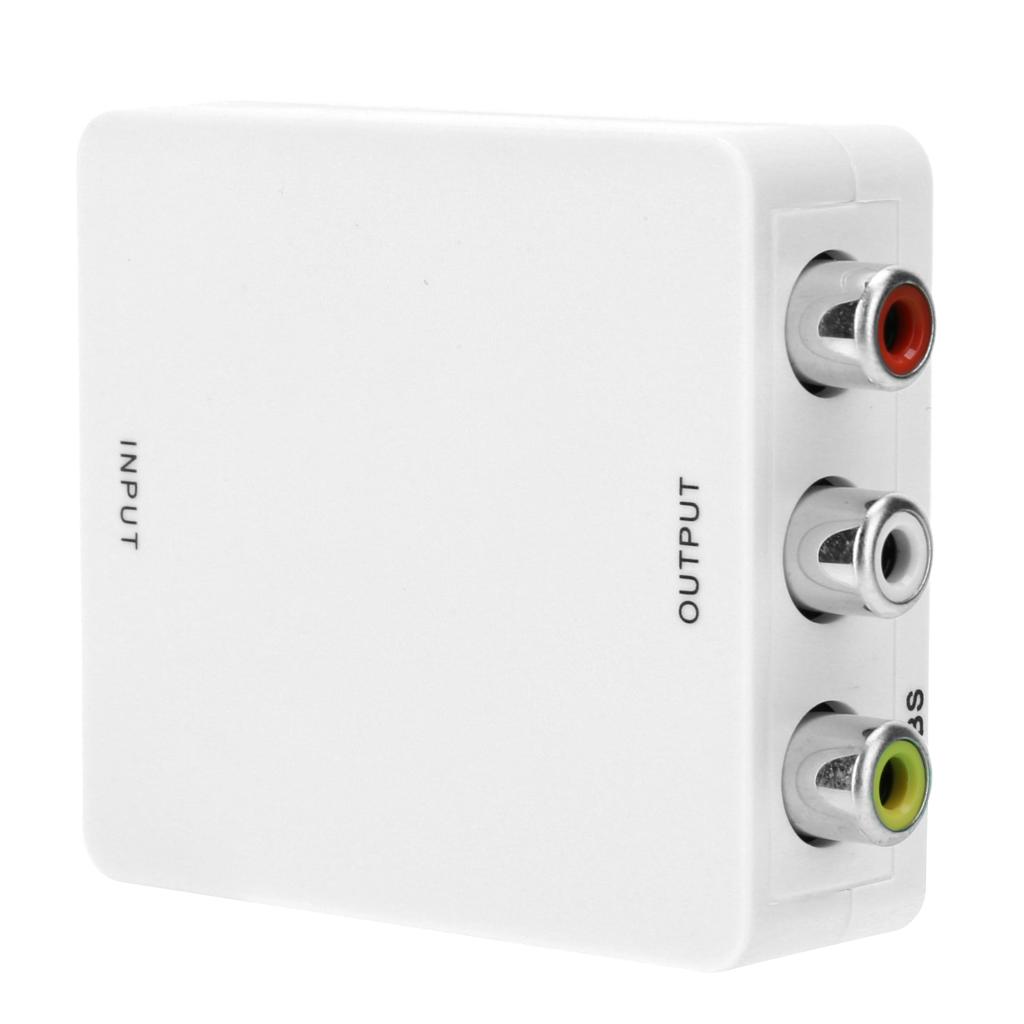 to AV Converter Box Video   AV CVSB L Celsius R 1080P  2AV Adapter HDTV