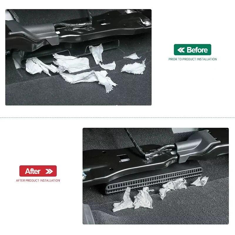 For Honda Accord X 10th 2018    2022 Car Rear Seat Under Air Vent Outlet Cover Case Protective Mask Car-Accessories