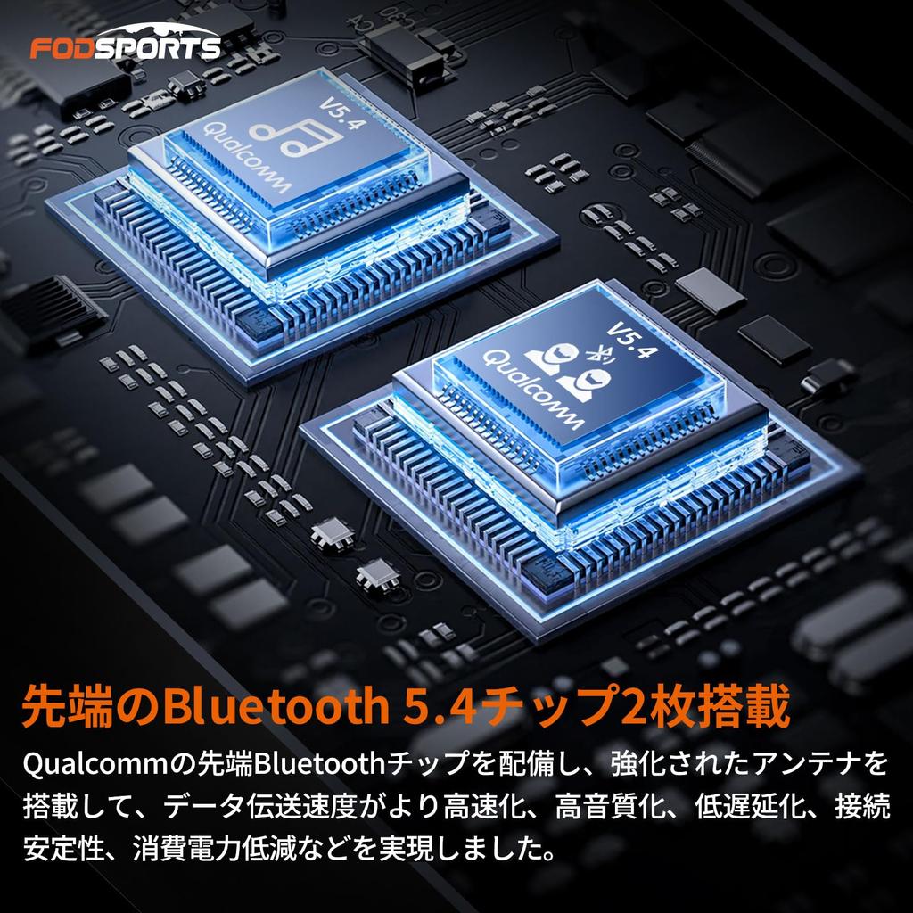 FODSPORTS FX7 Motorcycle Mesh Listen to Music While Up to 8 Simultaneous HIFI Sound Automatic Connection Music FM IP67 CVC ENC Noise Voice Japanese