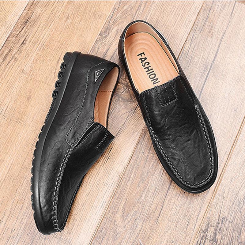 Мужская повседневная обувь без шнуровки на плоской подошве — фото 10