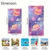 Cute Cartoon Planet Beach Towel, Kawaii Space Galaxy Print Bath Towel, Super Absorbent Microfiber Towel for Kids & Adults,