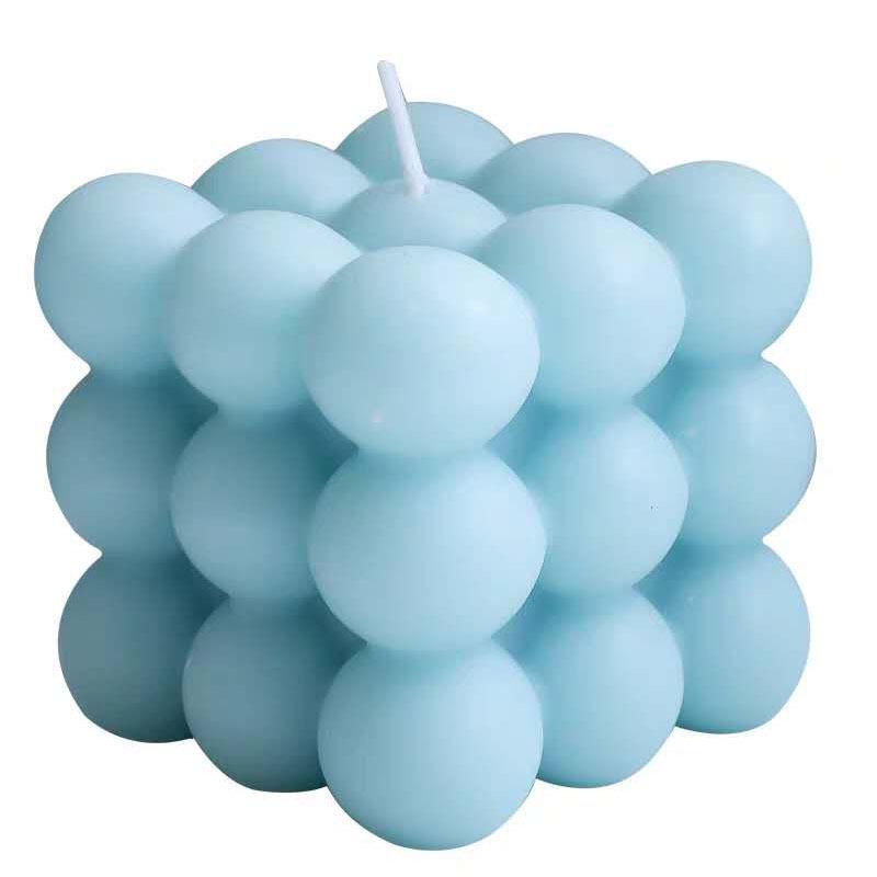 Rubik's Cube Scented Candle: Geometric Decor for Parties, Birthdays, and Photography Props