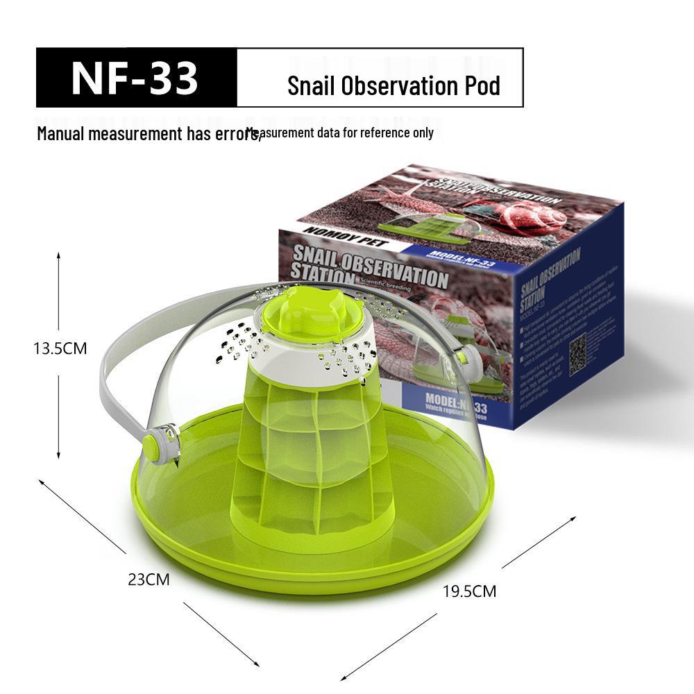 Nomo Educational Silkworm & Snail Habitat Kit with Rearing Box and Winnowing Basket