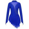 Robe de danse pour femmes, robe de patinage artistique, Costume de Ballet avec strass, Costume de compétition de patinage