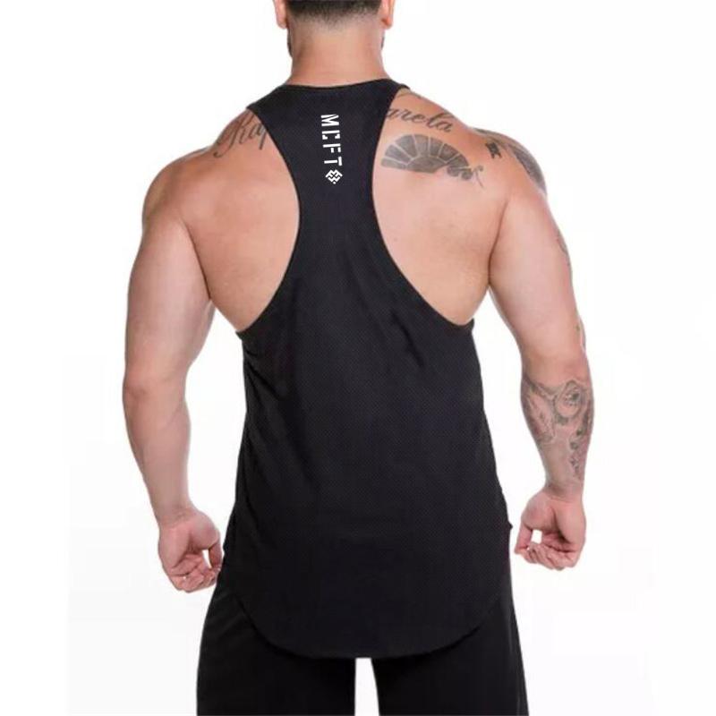 

Muscleguys Спортивные майки для зала Мужские для бодибилдинга Без рукавов Летние Сетчатые Быстросохнущие Дышащие Спина Y Мышечные жилеты Фитнес Спортивные футболки M чёрный