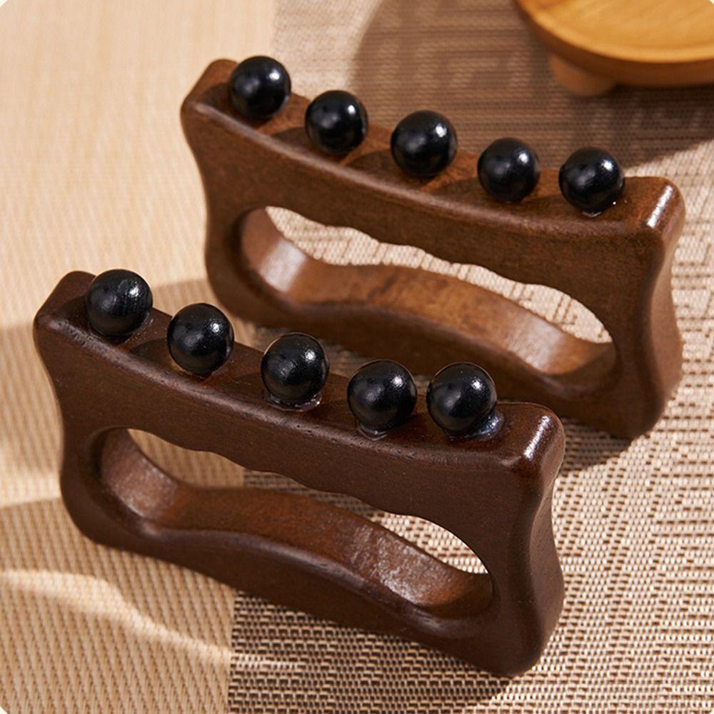 Handheld Manual Massage Scraper Natural Wood Body Massage Tool Scalp Massage Comb Nose Sculpting