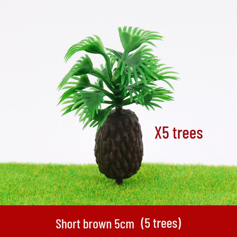 Dwarf Coconut Palm Tree Model for DIY Sandbox Scenes