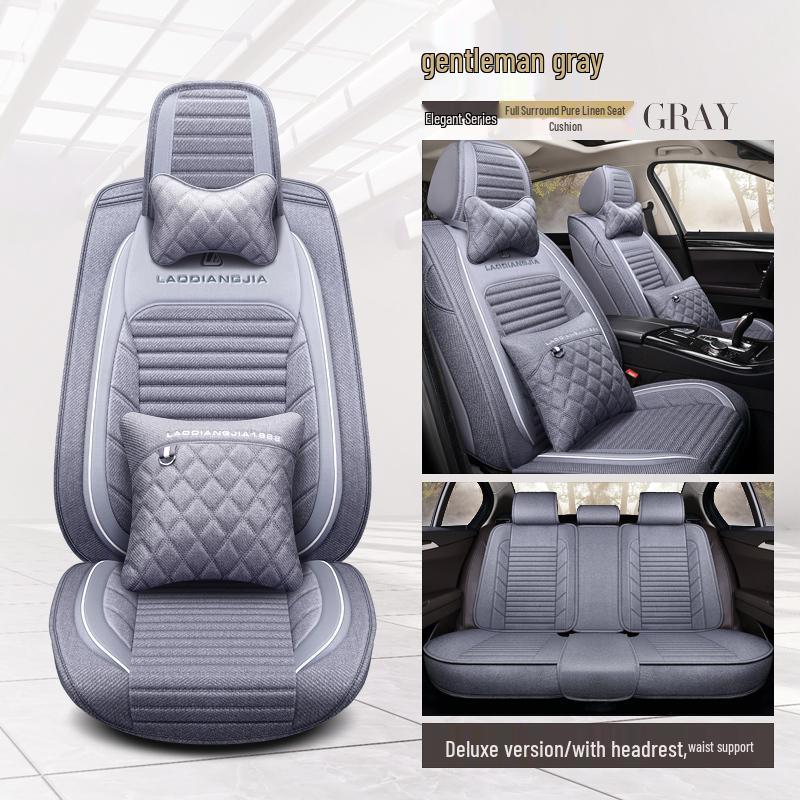 Southeast DX5 Luxury Universal Car Seat Cover - Full Surround, Four Seasons Linen Cushion (2021)