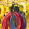 1/2Pcs Adjustable Extension Cord Holder Organizer with Triangle Clips for Garage Organization and Storage Heavy Duty Extension Cord