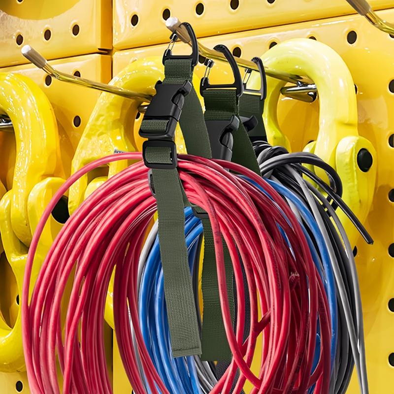 1/2Pcs Adjustable Extension Cord Holder Organizer with Triangle Clips for Garage Organization and Storage Heavy Duty Extension Cord