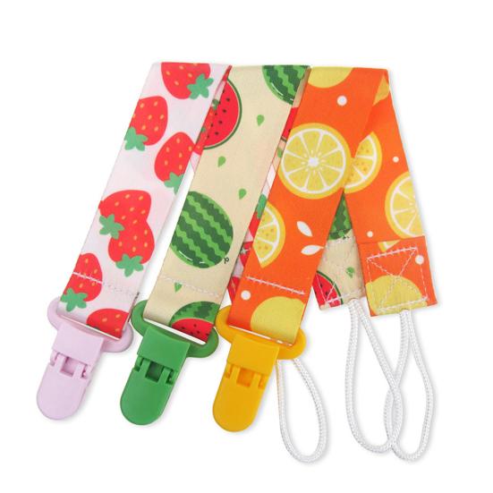 3Pcs/Set Cute Cartoon Dummy Baby Pacifier Clip Chain Holder Teething Soother