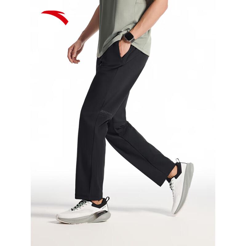 ANTA Men s Basic Black Sports Track Pants M