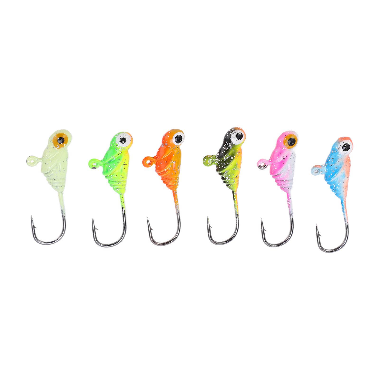 

6 шт. Зимняя рыбалка джиги рыболовные приманки джиг приманки углеродистая сталь для зимнего отдыха на открытом воздухе 4