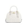 Sydney 20 Classic Monogram Coated Canvas And Smooth Leather Shoulder Bag Women Shoulder Bag Chalk-White CA591-IMRFF