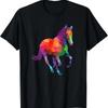 Geometric Horse Horseunisex Horses Equestrian Riding Lover T Shirt