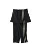 SALON DE YOHN Line Point Skirt Pants_ Black