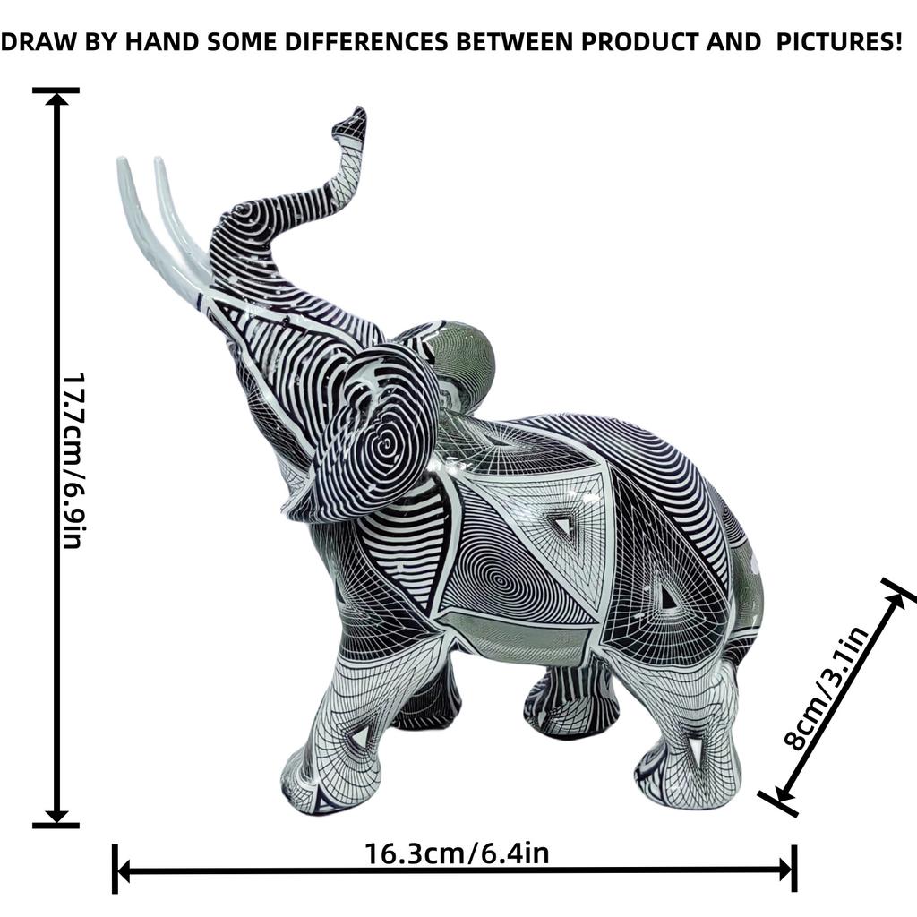 European and American Creative Colorful Elephant Ornaments Home Living Room Wine Cabinet Entrance Decoration Decoration Resin Crafts